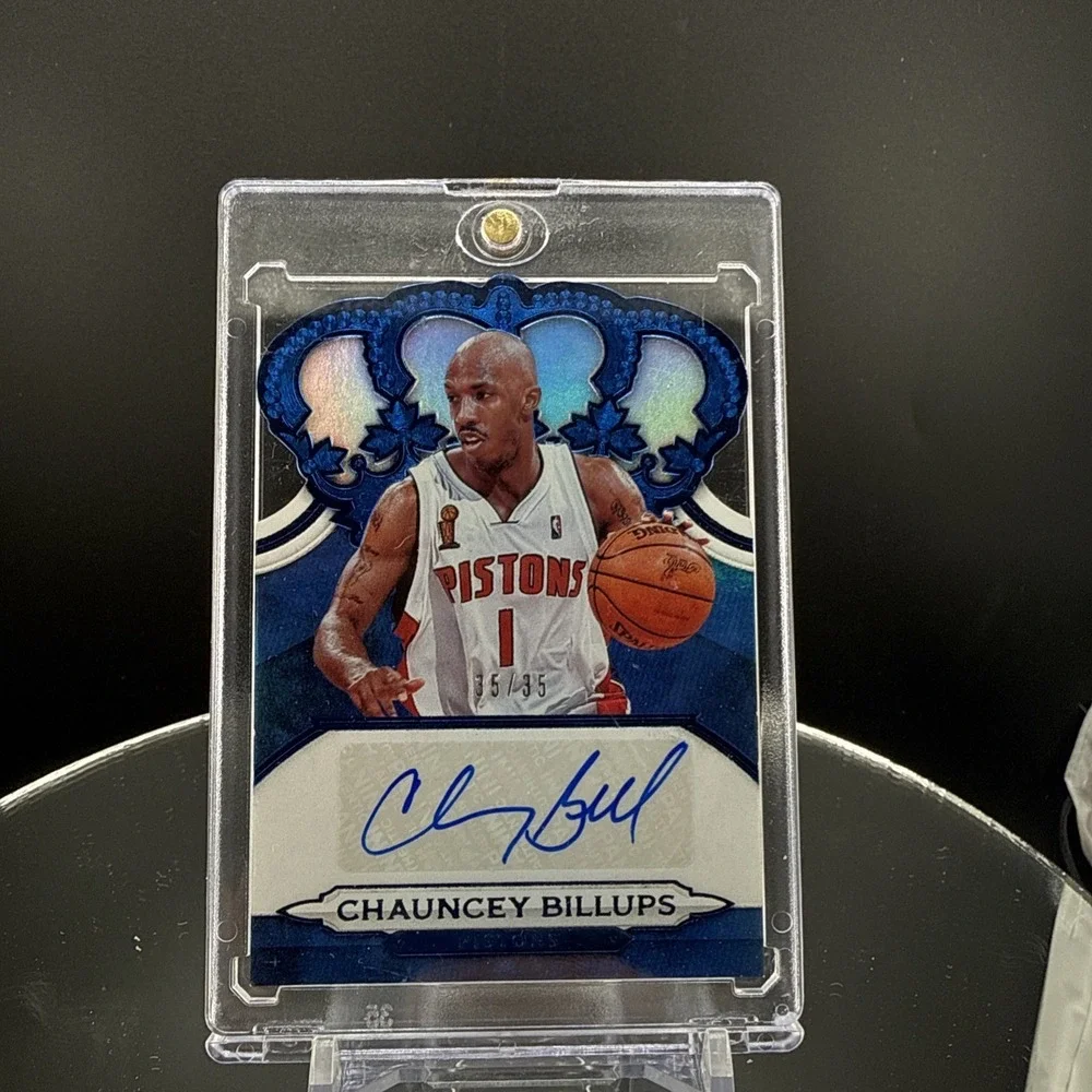 2018-19 Panini Crown Royale Basketball Blue Auto #CA-CBL Chauncey Billups #35/35